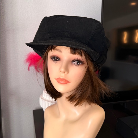 Vintage Black Pageboy Cap - Picture 5 of 7